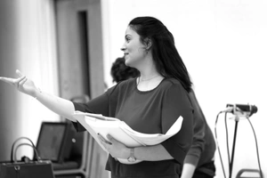 Noa Naamat in rehearsal